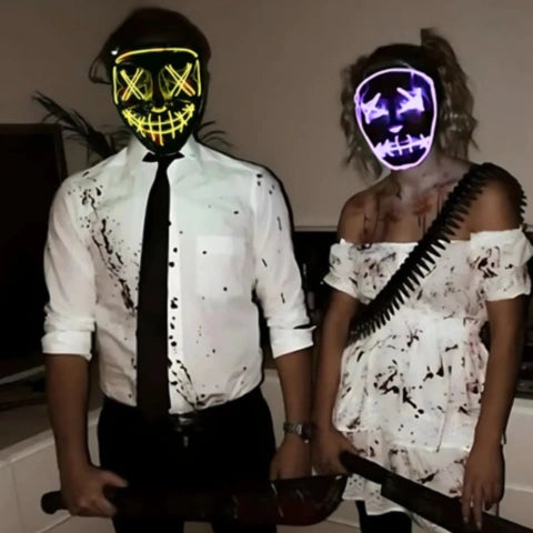 Máscara Led-Oferta 2x1 Solo Hoy – Sé el centro de todas las miradas este Halloween