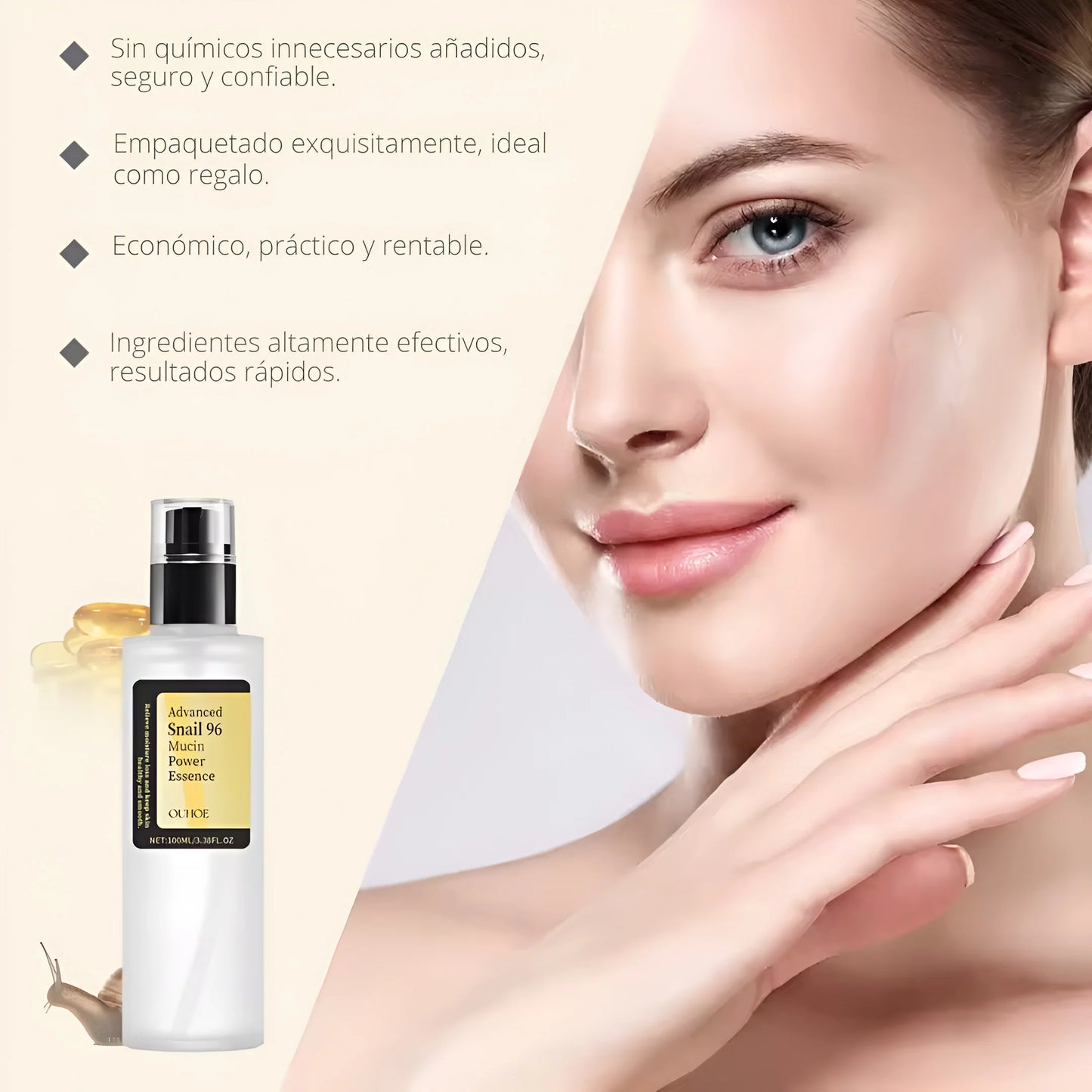 Baba de caracol I TU RUTINA DE SKINCARE -35% DE DESCUENTO