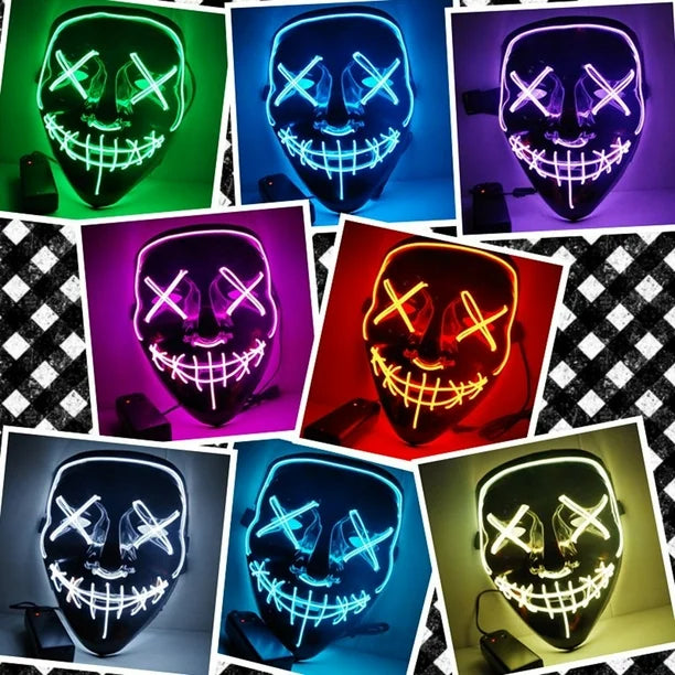 Máscara Led-Oferta 2x1 Solo Hoy – Sé el centro de todas las miradas este Halloween