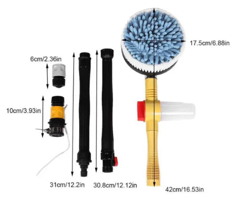 AutoBrush 360 - Cepillo giratorio automático, limpieza completa y avanzada