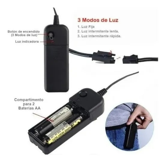 Máscara Led-Oferta 2x1 Solo Hoy – Sé el centro de todas las miradas este Halloween