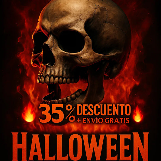 CALAVERA TERRORÍFICA🔥 La máscara más brutal de Halloween – Solo HOY 35% OFF + Envío Gratis 🔥