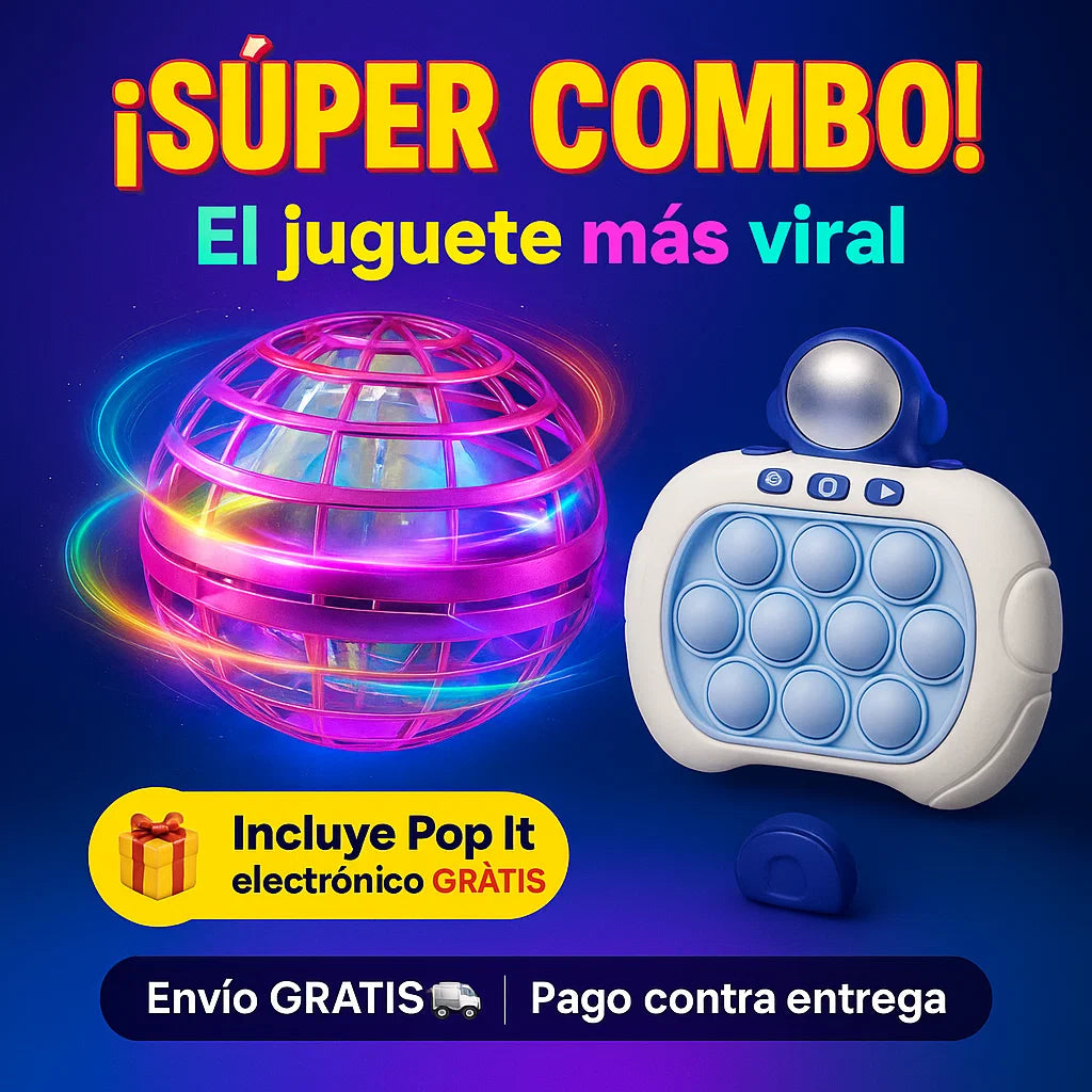 SÚPER COMBO SPINNER+POPIT I 35% DE DESCUENTO