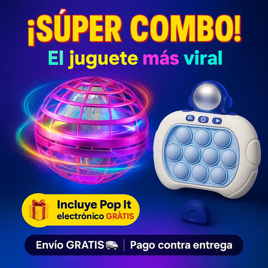 SÚPER COMBO SPINNER+POPIT I 35% DE DESCUENTO