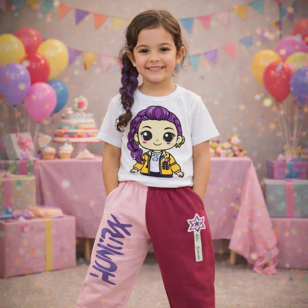 Conjunto jogger-croptop KPOP I INICIA EL AÑO CON NUEVO OUTFIT