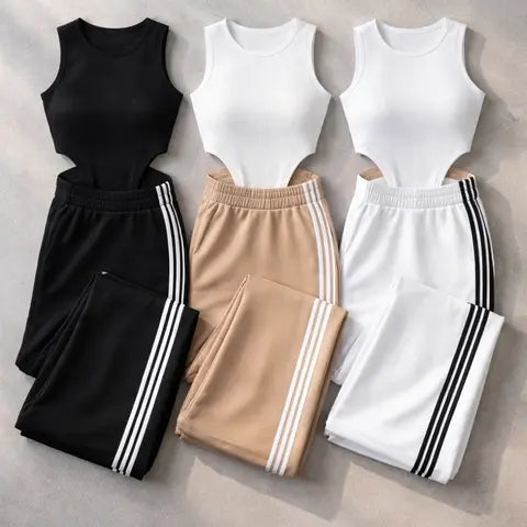 Conjunto Body + Pantalón Ancho que Eleva tu Look sin Esfuerzo