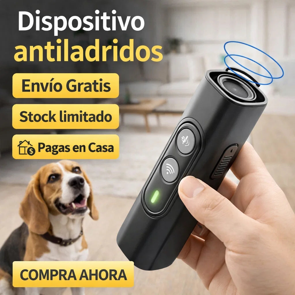 🐶 Dispositivo Ultrasónico Antiladridos | Controla el Ladrido de Forma Inteligente y Segura.