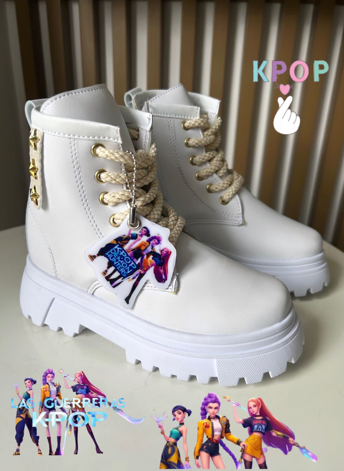 Bota K-Pop para Niñas – Estilo urbano que la hace brillar con cada paso