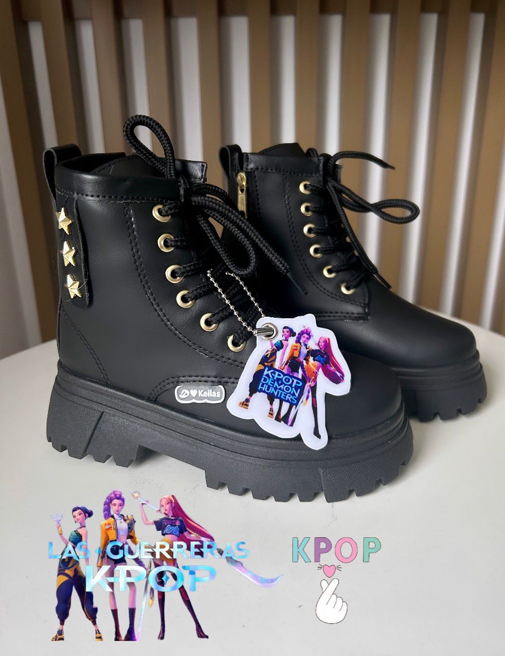 Bota K-Pop para Niñas – Estilo urbano que la hace brillar con cada paso