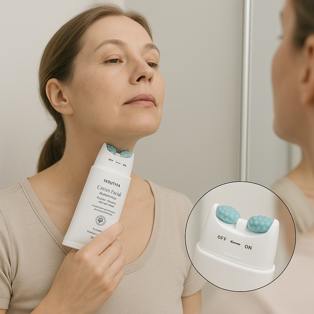 Neck Glow: Crema con Roller de Firmeza  - 50% off Black Friday