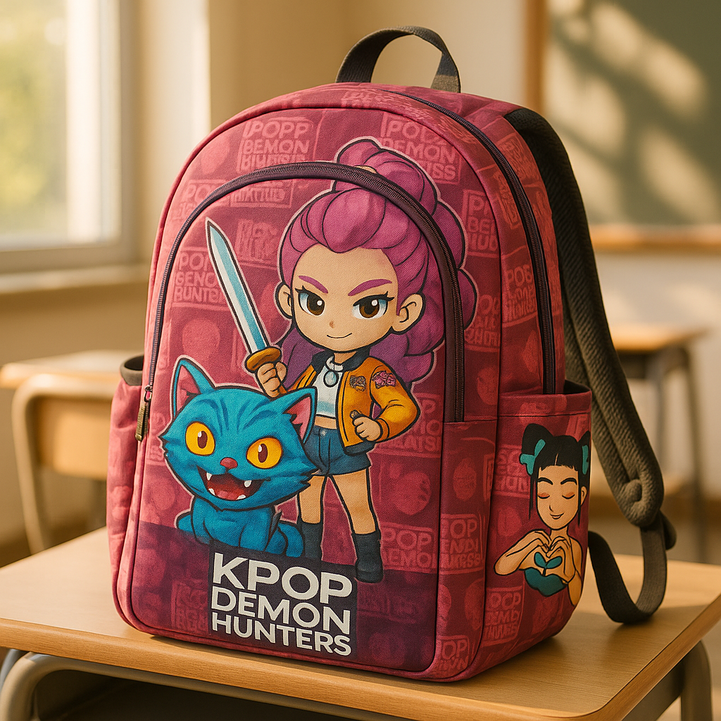 MALETA KPOP HUNTRIX- 45% OFF REGRESO A CLASES