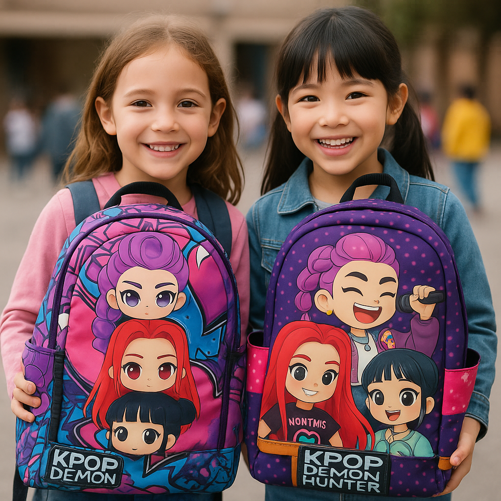 MALETA KPOP HUNTRIX- 45% OFF REGRESO A CLASES