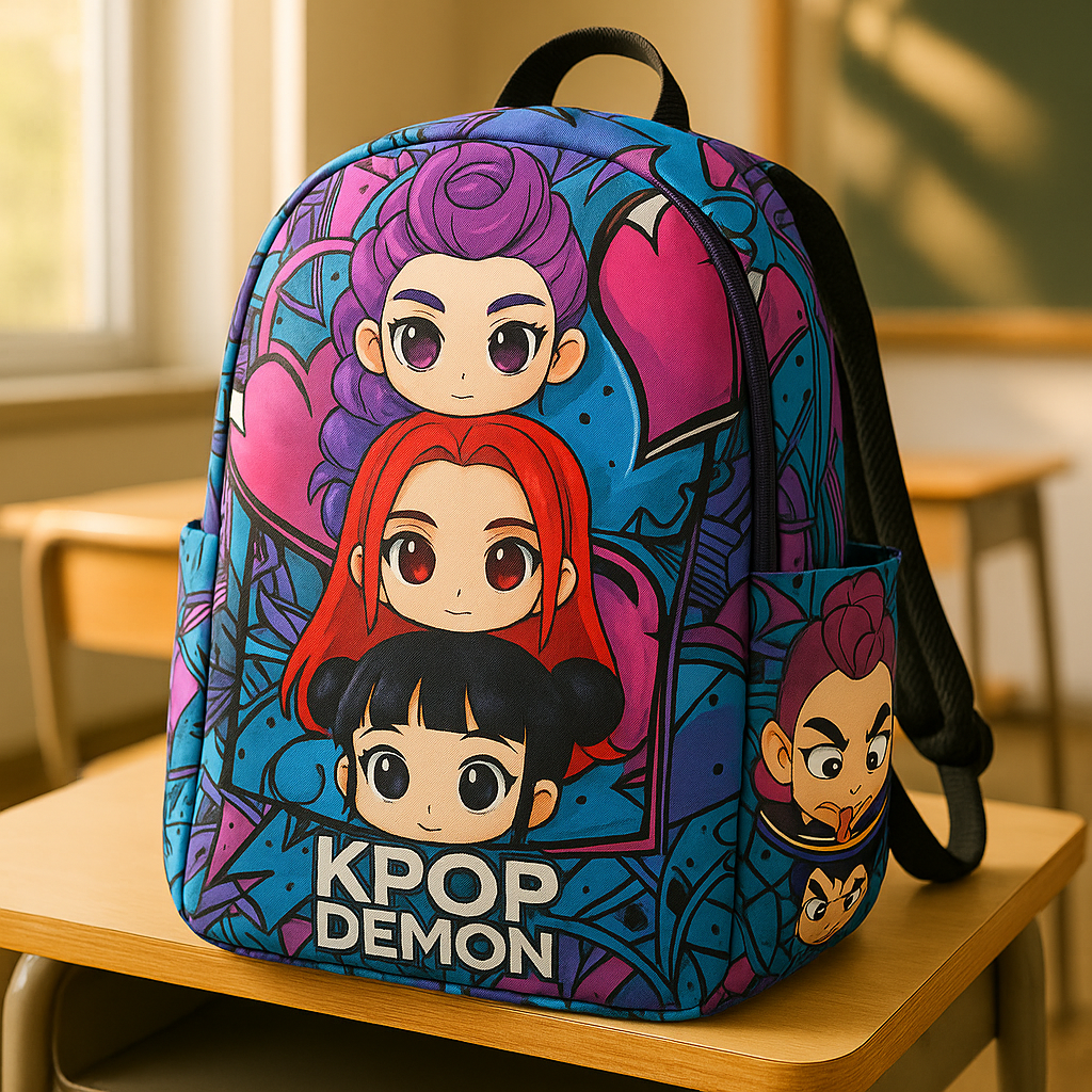 MALETA KPOP HUNTRIX- 45% OFF REGRESO A CLASES