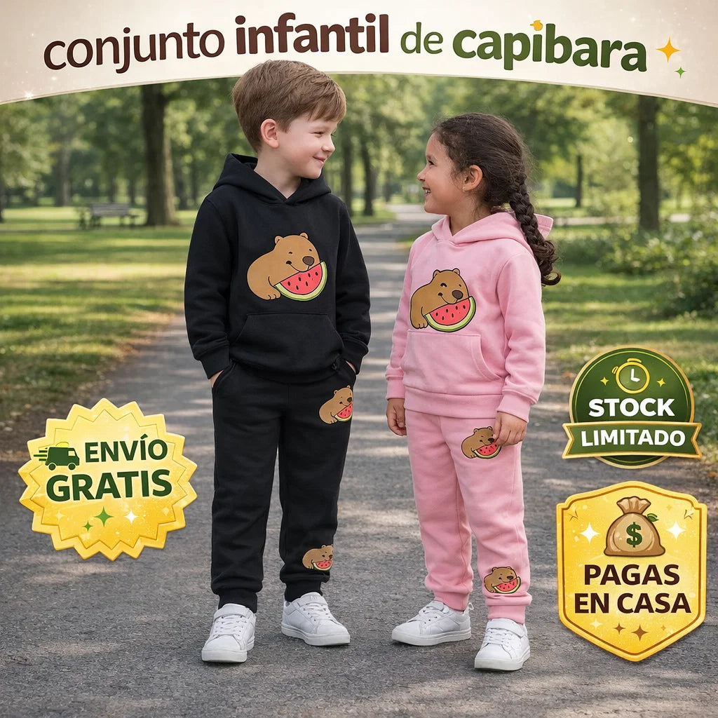 Conjunto Infantil Capibara. Comodidad y Estilo