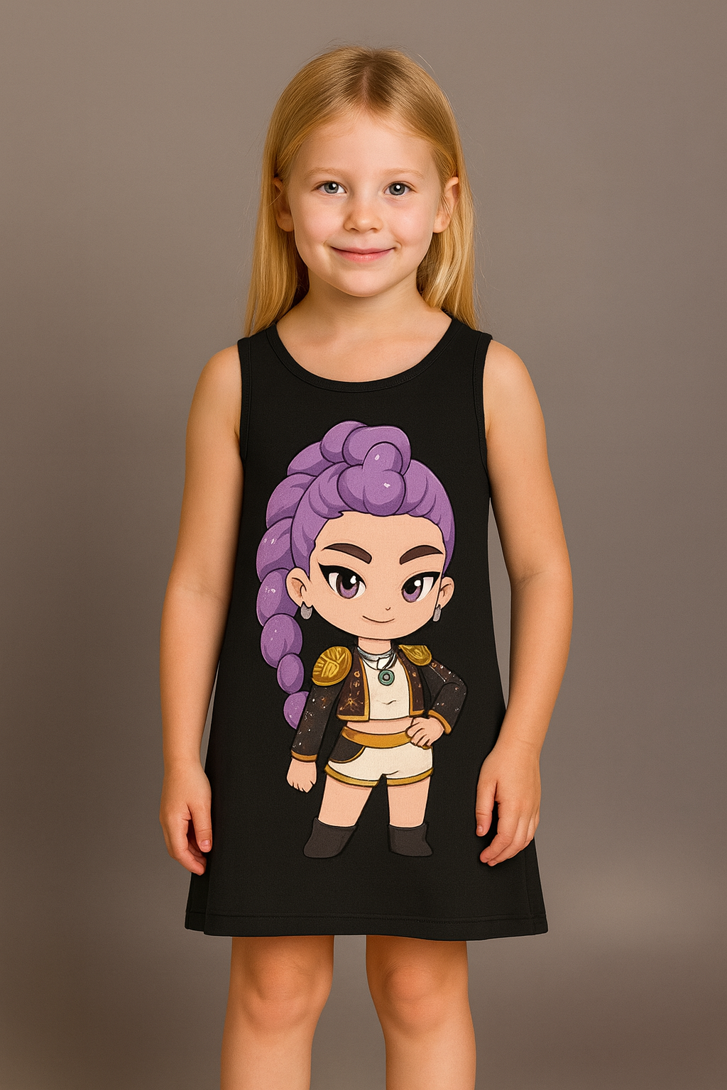 VESTIDO KPOP HUNTRIX- 45% off NAVIDAD