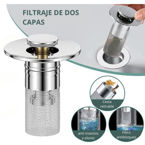 Tapón moderno para drenajes FILTRAMAX