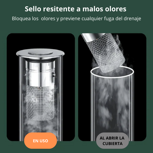 Tapón moderno para drenajes FILTRAMAX
