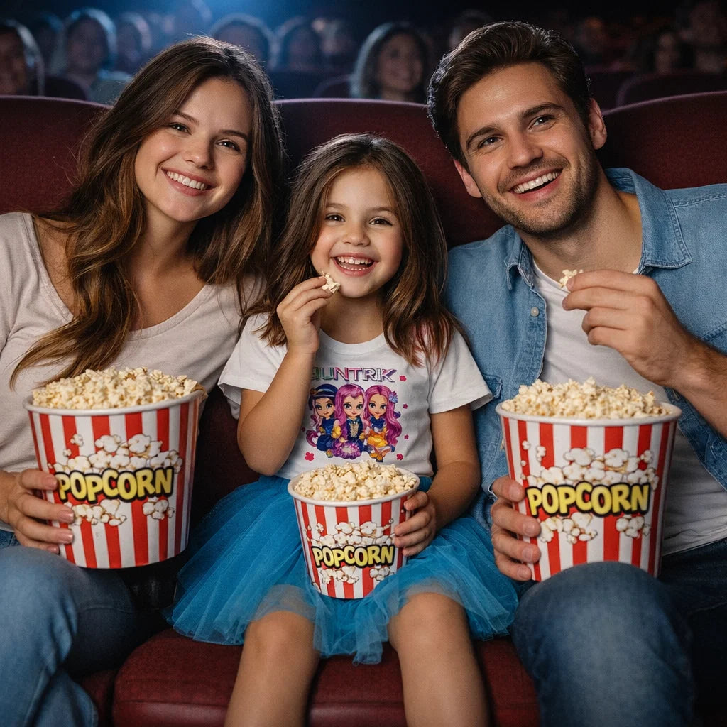 Conjunto Tutu K-Pop HUNTRIX para Niña – El Outfit Viral que Hace Brillar su Estilo