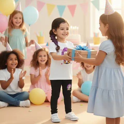 Conjunto Infantil K-Pop: Camiseta + Leggings que Enamoran a las Niñas