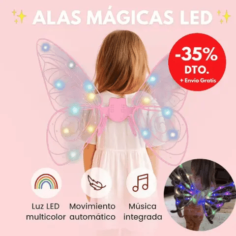 Alas Mágicas LED  – ¡Haz que la fantasía cobre vida!