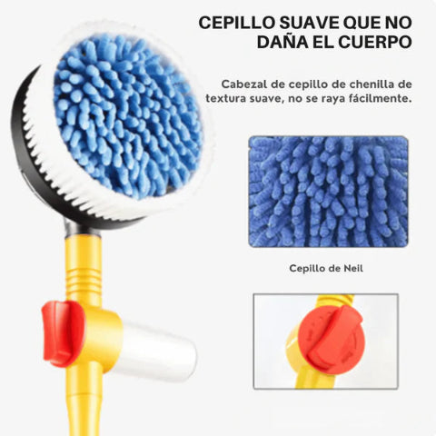 AutoBrush 360 - Cepillo giratorio automático, limpieza completa y avanzada