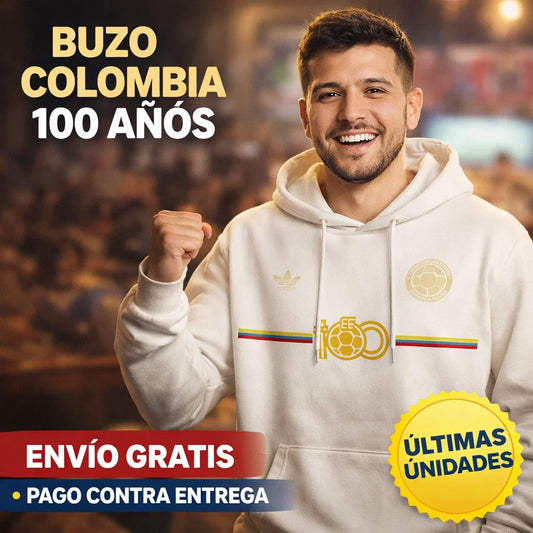 Buzo Colombia 100 Años – Edición Especial Mundialista 🇨🇴⚽