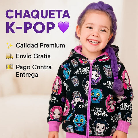 Chaqueta Rompevientos Guerreras K-Pop  – 50% off Black Friday