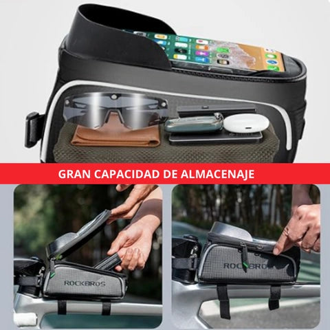 Bolso Soporte Impermeable 5 en 1 para Bicicleta - 45% OFF