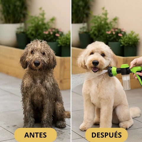 HydroDog-LIMPIEZA TOTAL para tu perro, rápido, sin desorden y en cualquier lugar