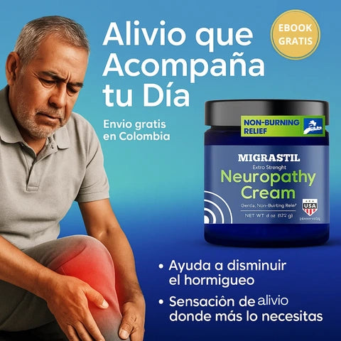 Migastril – Crema para Alivio Neuropático Natural +eBOOK GRATIS!