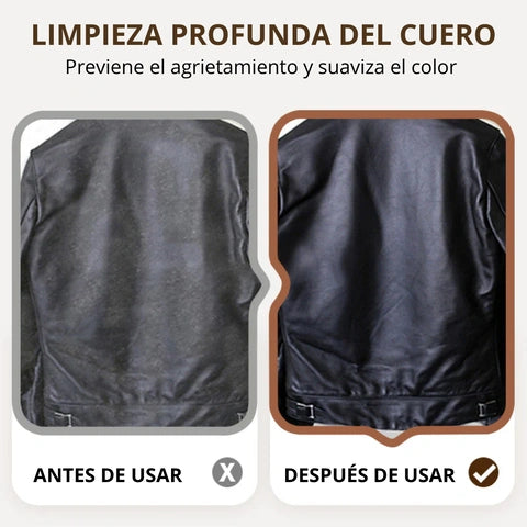 PACX2: Limpiador de cuero 2 en 1 : Limpieza y Nutrición Profunda para tu Cuero