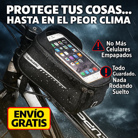 Bolso Soporte Impermeable 5 en 1 para Bicicleta - 45% OFF