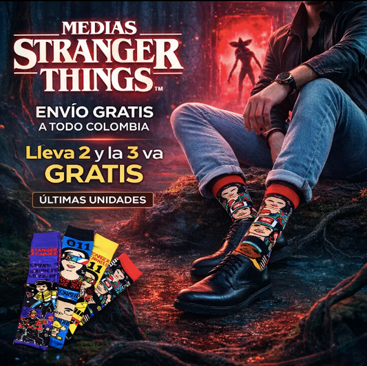 Medias Stranger Things™ – Lleva el Upside Down en cada paso