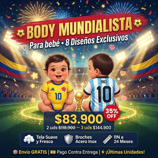 Body mundialista I 8 diseños exclusivos