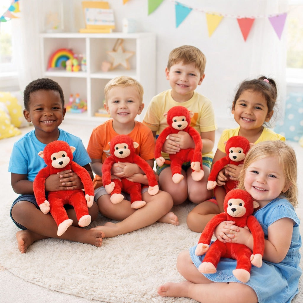 Monito Abrazo Mágico™ – El peluche que acompaña, calma y reconforta a tu hijo