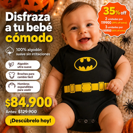 Body de Bebé Halloween — Disfraces Cómodos, Bebé Feliz