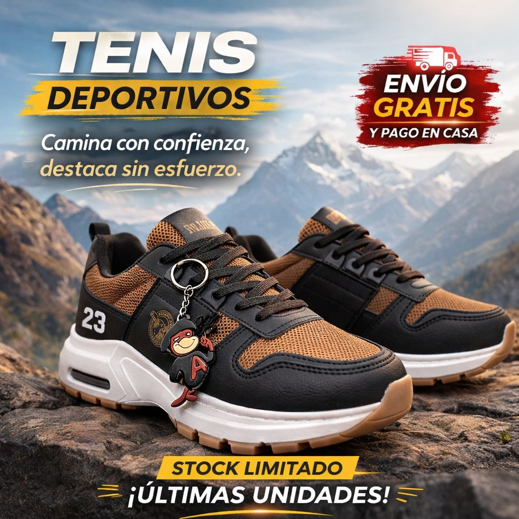 Tenis - Resistencia y Comodidad que Te Acompañan Todo el Día