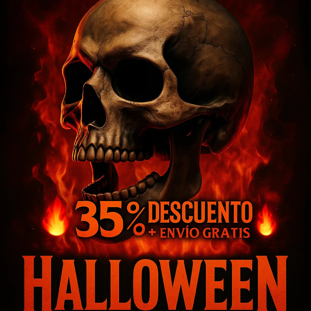 CALAVERA TERRORÍFICA🔥 La máscara más brutal de Halloween – Solo HOY 35% OFF + Envío Gratis 🔥
