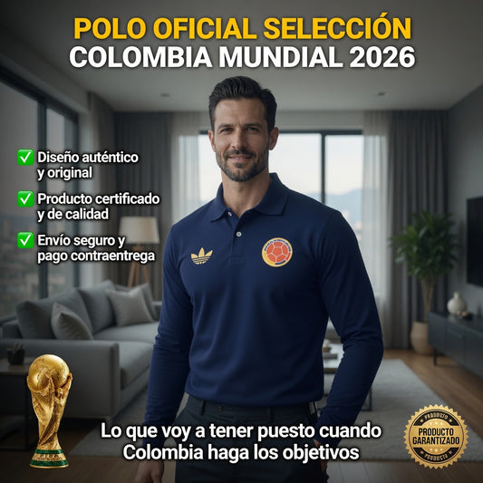 Camisa polo manga larga Colombia