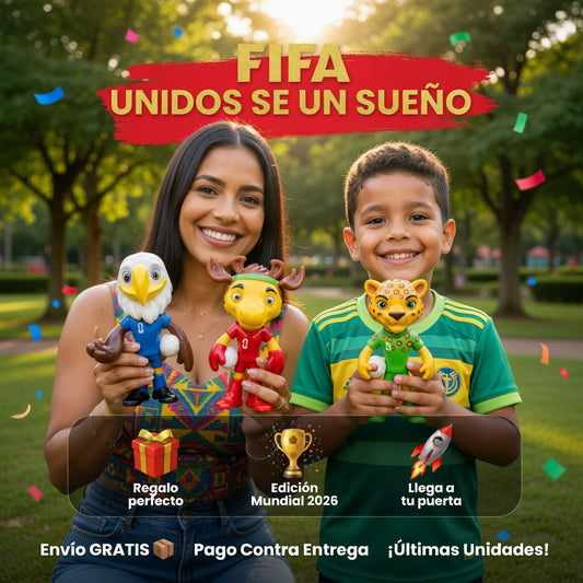 Set Figuras Mascotas FIFA 2026 — El Trío Completo del Mundial