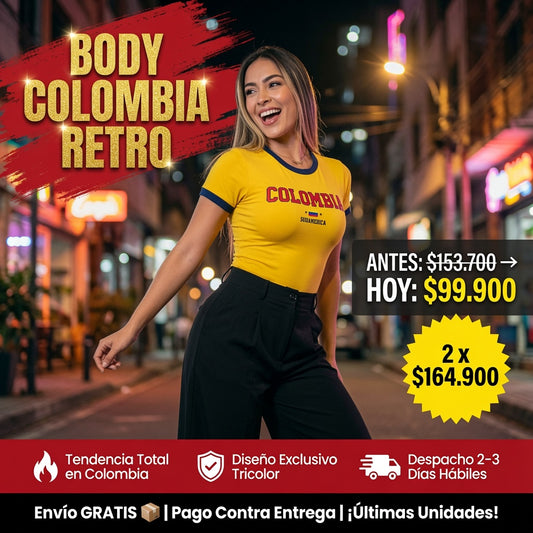 Body Colombia Retro — Los Colores Patrios en el Look Más Trendy de la Temporada