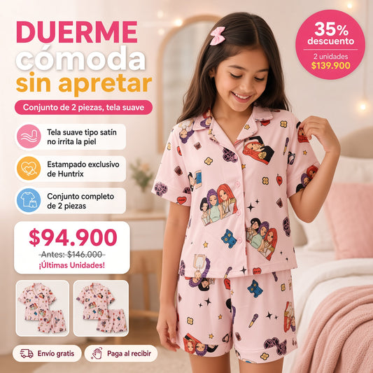Pijama Guerreras Kpop — El Regalo Que Ella Va a Amar
