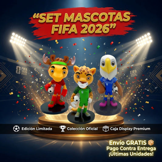 Set Coleccionable Mascotas FIFA 2026 — Maple, Zayu & Clutch