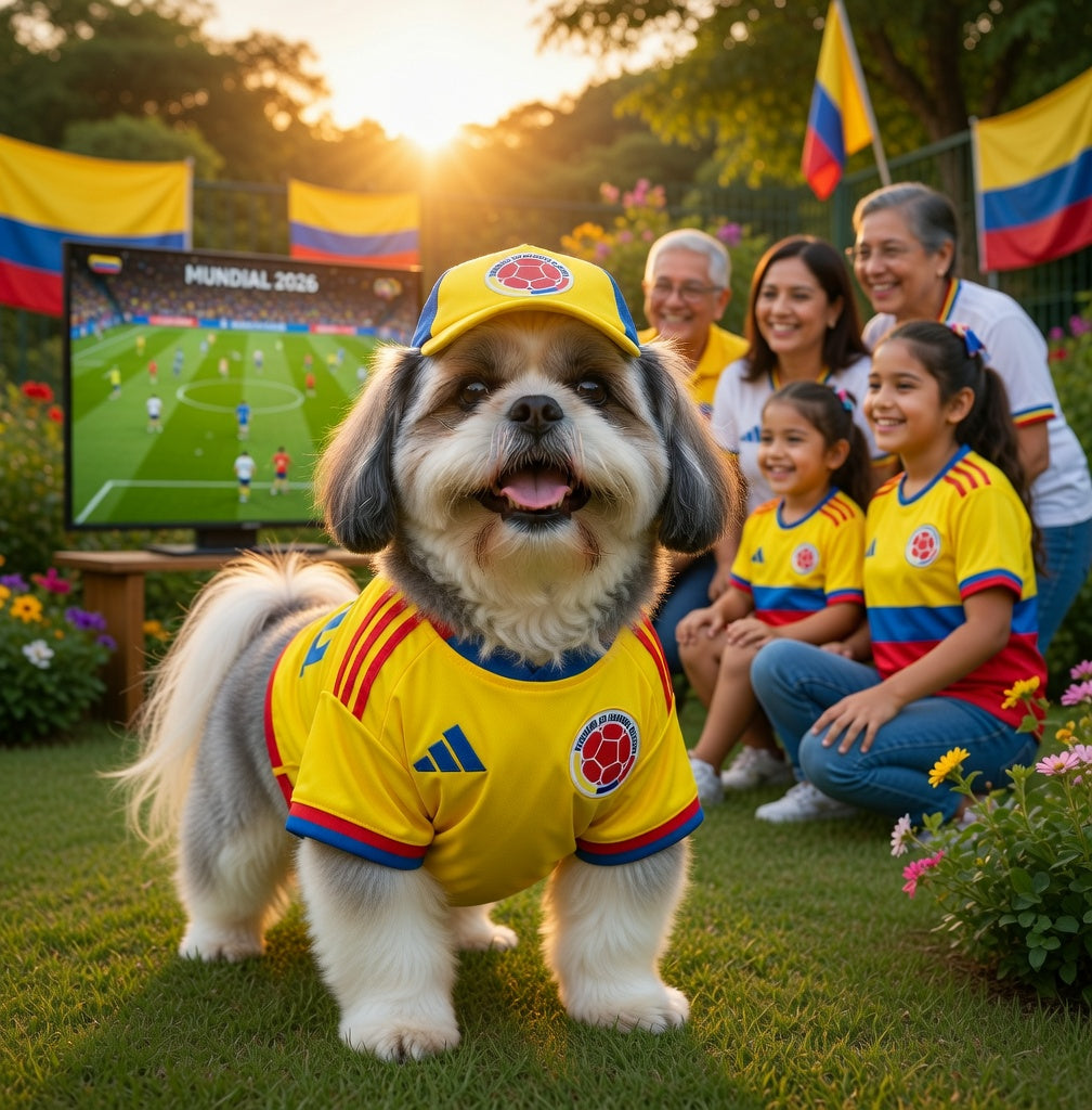 Conjunto Colombia Mascota – Camiseta + Gorra de la Selección 🐾🇨🇴