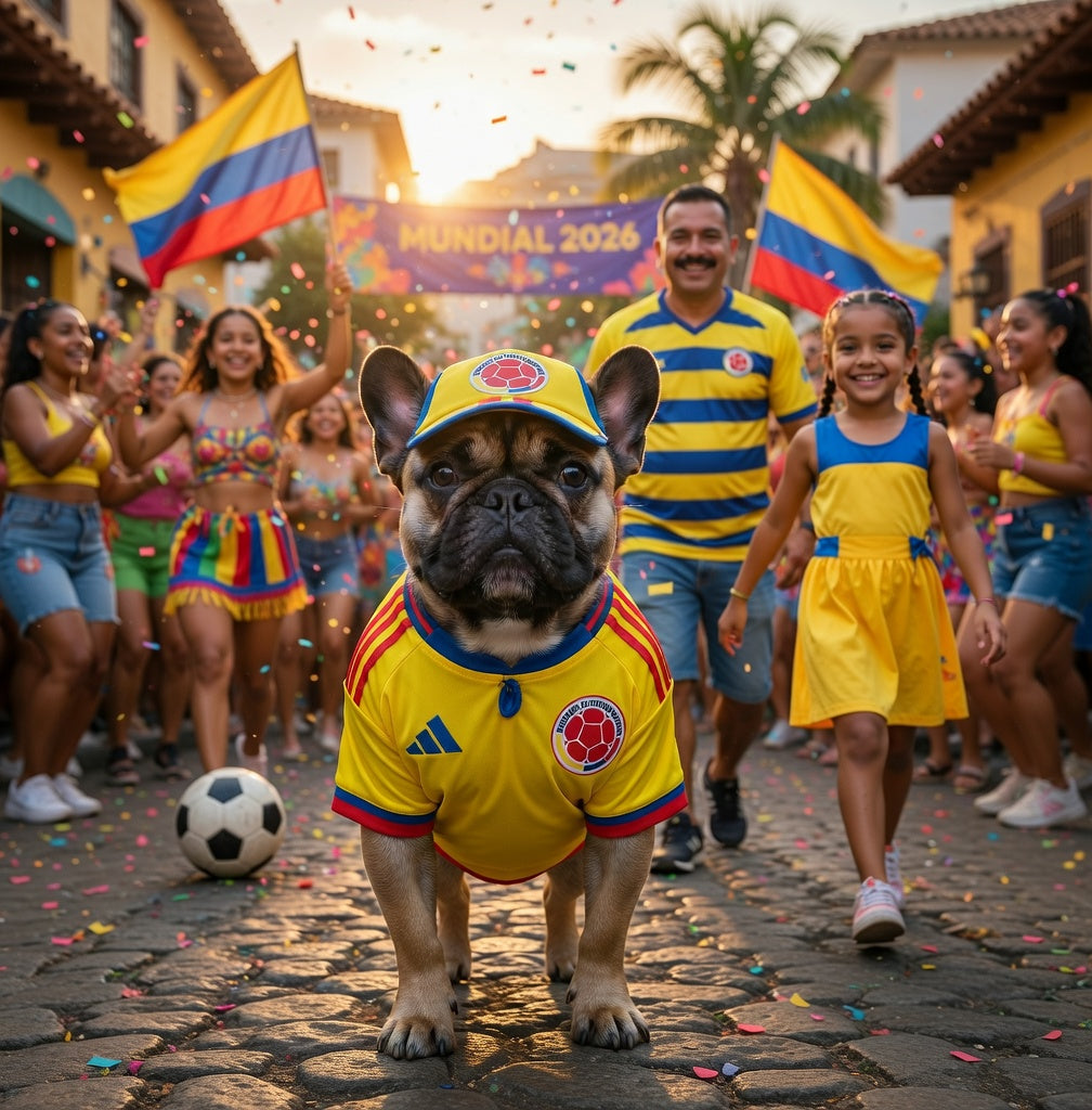 Conjunto Colombia Mascota – Camiseta + Gorra de la Selección 🐾🇨🇴