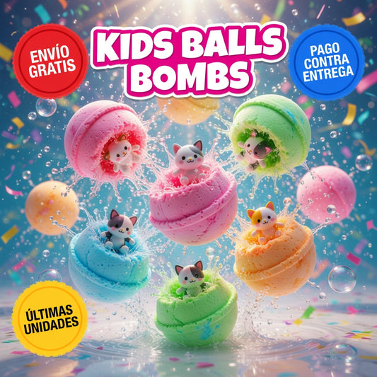 Bombas de baño para niño