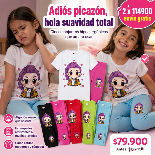 Set Camiseta + Licra Ídolos Kpop — Comodidad Total para Jugar y Bailar