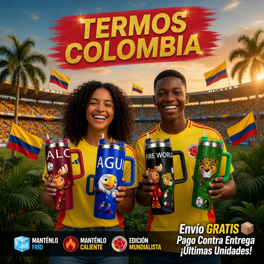 Termos Colombia — Edición Oficial Mundial 2026 ⚽