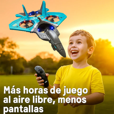AVIÓN FUTURISTA – Diversión que vuela más alto estas fiestas 🎄✈️