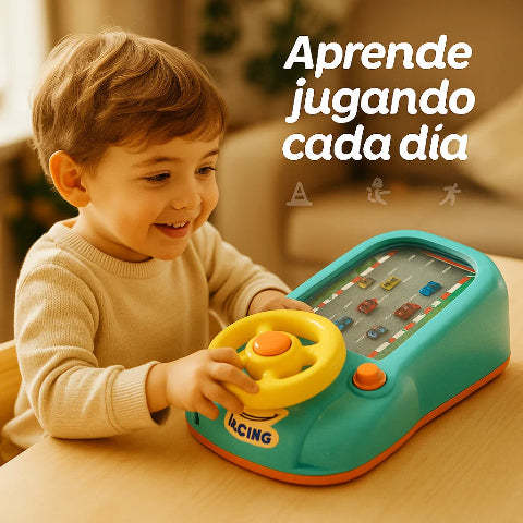 TurboDrive® – Simulador de Carreras Infantil: Conduce, juega y aprende